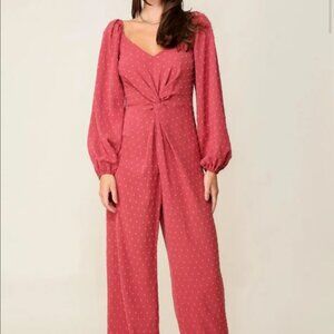 Lumiere Mauve Longsleeve Jumpsuit